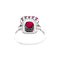 Bague 54 Bague platine, or sertie de rubis et diamants. 58 Facettes 34919