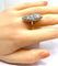 Bague 61 Importante bague marquise en or 18 carats et platine sertie de diamants 58 Facettes AB521