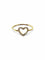 Bague Bague coeur or et diamants 58 Facettes