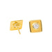 Boucles d'oreilles Boucles d'oreilles Puces Or jaune Diamant 58 Facettes 3013240CN