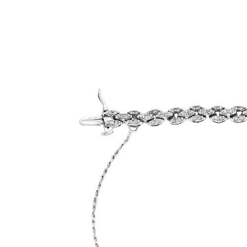 Bracelet Bracelet or blanc et diamants 58 Facettes BO/250017 NSS