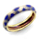 Bague Bague vintage en or 18 carats et émail bleu Tiffany & Co 58 Facettes