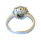 Bague 57 bague contemporaine en or avec diamants 58 Facettes A158B
