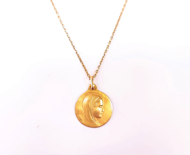 Pendentif AUGIS - Médaille Vierge 58 Facettes Med.Vierg-873