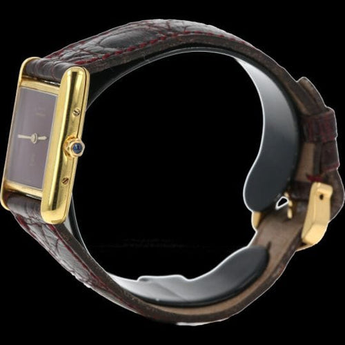 Cartier Zobrazit Tank Pozlacené stříbro 