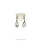 Boucles d'oreilles Boucles d'oreilles bicolores et diamants 58 Facettes Z15B51790