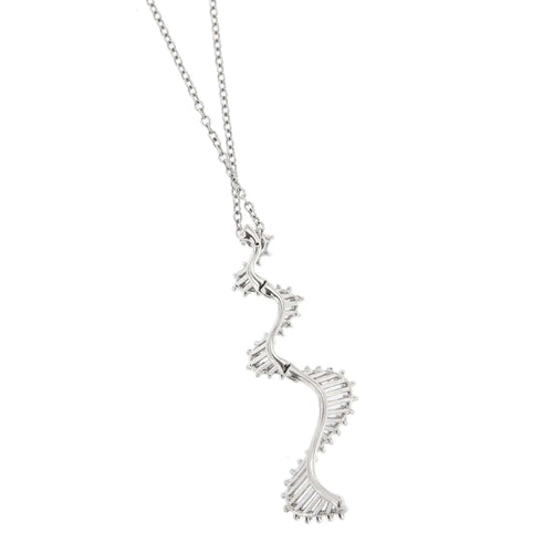 Collier Collier pendentif Vague diamants 58 Facettes 25928