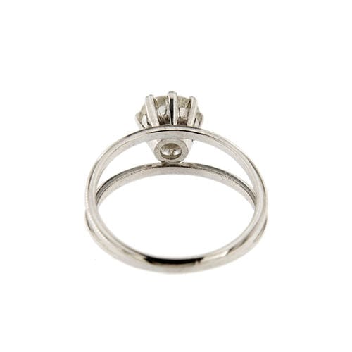 Bague 55 Bague solitaire en diamant de 1,56 ct 58 Facettes 35305