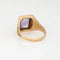 Bague c1943 Bailey Banks Biddle Amethyst Ring Men's Sz 12 Vintage Fine Jewelry 58 Facettes G13599