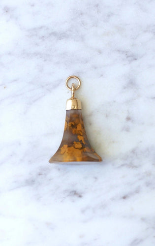 Pendentif Pendentif ancien sceau or rose et agate 58 Facettes