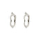 Boucles d'oreilles Boucles d'oreilles créoles ondulées 58 Facettes 22479