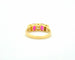 Bague Bague rubis et diamants en or jaune 58 Facettes
