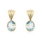 Boucles d'oreilles Boucles d'oreilles pendantes topazes 58 Facettes 34537