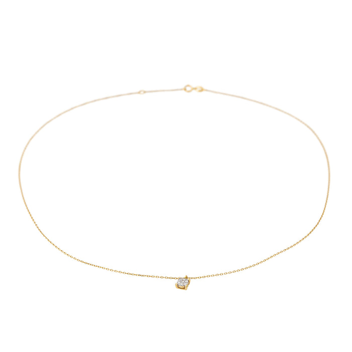 Yellow Gold Diamond Necklace