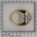 Bague 54 Bague vintage en or et diamants des années 1950 58 Facettes 24275-0294