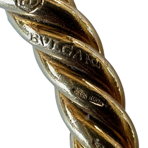 Bracelet BULGARI - Bracelet Jonc - en or jaune 18k, améthyste et quartz de rutile 58 Facettes