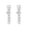 Boucles d'oreilles Paire de boucles d'oreilles en or blanc et diamants 58 Facettes CAN1354
