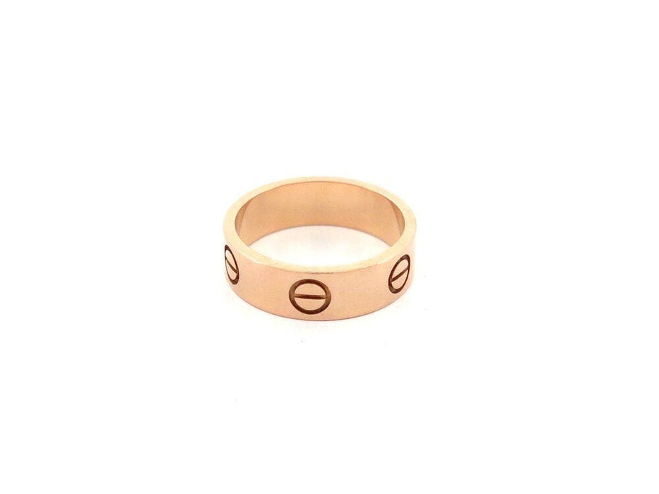 Bague 52 bague CARTIER love classique crb4084800 t52 en or rose 18k 5.6gr 58 Facettes 265087