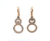 Boucles d'oreilles CHOPARD - Boucles d'oreilles Happy 8 en or rose 58 Facettes