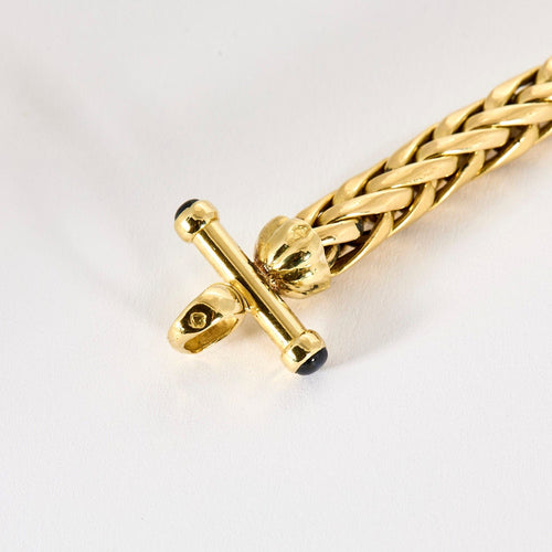 Bracelet Bracelet en or jaune et saphir 58 Facettes LP1135