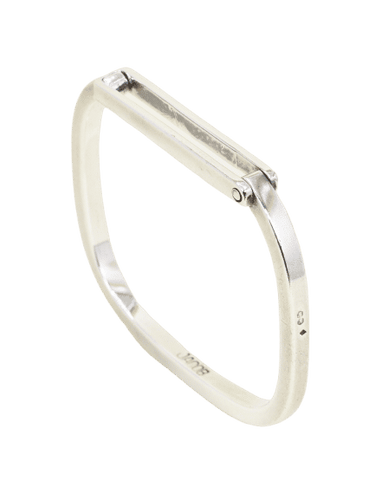 Bracelet JACOB Bracelet jonc carré en argent 58 Facettes 1205.3