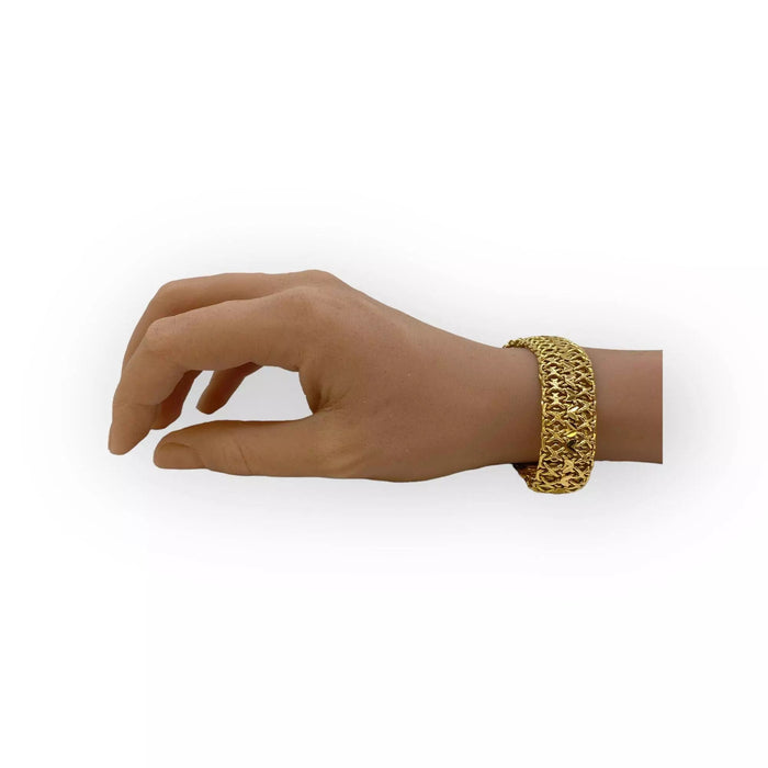 Gouden lint armband