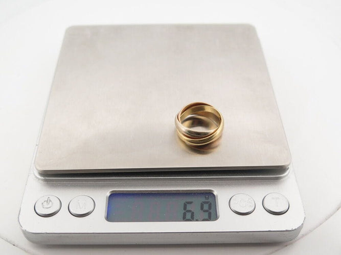 Bague 49 bague must de CARTIER trinity mm taille 49 en 3 ors 18k 3 s 750 58 Facettes 267693