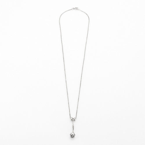 Collier Collier diamants, époque 1900, travail Français 58 Facettes