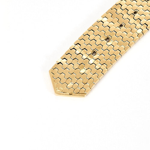 Beltearmbånd i gult gull 