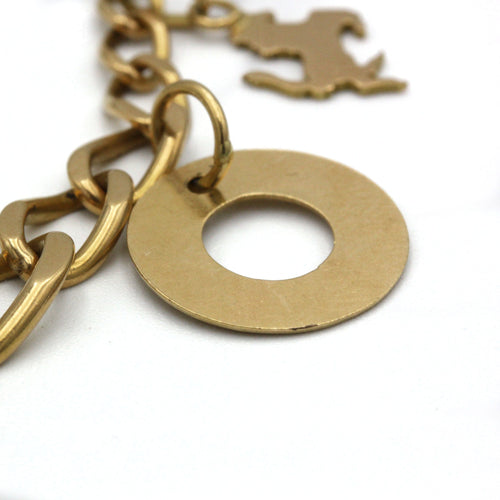 Bracelet Bracelet Charms - Or, Diamants, Résine & Amazonite 58 Facettes 250130R