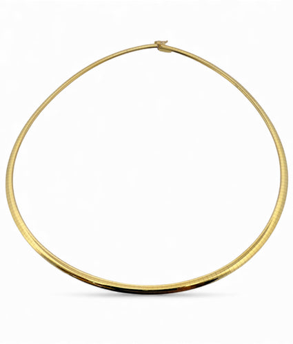 Collier Collier maille Oméga en or jaune 750/1000 58 Facettes