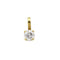 Pendentif Pendentif or jaune diamant 58 Facettes 220383R