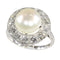 Bague 51 Perle du passé : une bague de fiançailles sertie de diamants datant des années 1930 58 Facettes 16046-0020