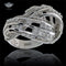 Bague 55.5 Bague en or blanc, diamants naturels 58 Facettes AG-20X1444