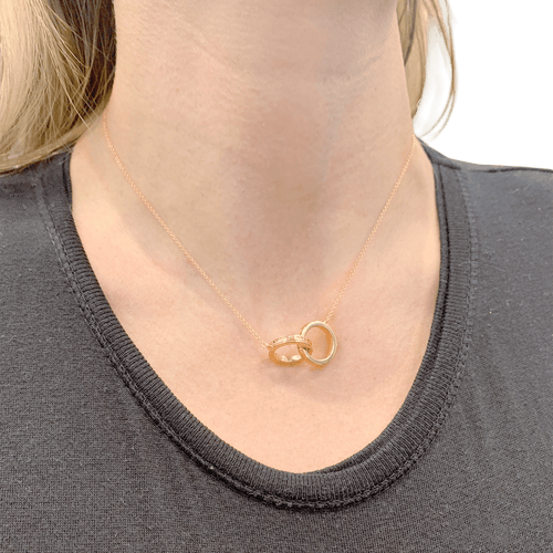 Collier Tiffany & Co. "1837" or rose. 58 Facettes 34266