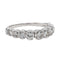 Bague 59 Bague Alliance Or blanc Diamant 58 Facettes 3090582CN