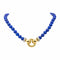 Collier Collier Or jaune, Or blanc Lapis lazuli, Diamant 58 Facettes 3243856CN