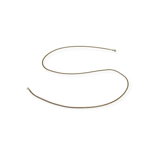 Collier Chaîne - Maille gourmette classique 62 cm en or jaune 750 58 Facettes 330089598