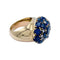 Bague 59 Bague vintage en or jaune saphirs et diamants. 58 Facettes 29238
