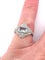 Bague 54 Bague en platine avec aigue-marine et diamants 58 Facettes