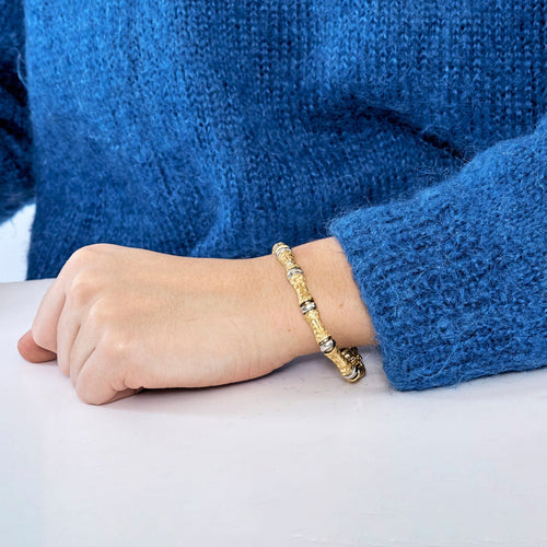 Bracelet Bracelet 2 ors 58 Facettes