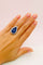 Bague Bague en platine avec diamants et tanzanite 58 Facettes 50281