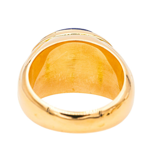 Bague 55 Bague Or jaune Lapis lazuli 58 Facettes 4148027RV