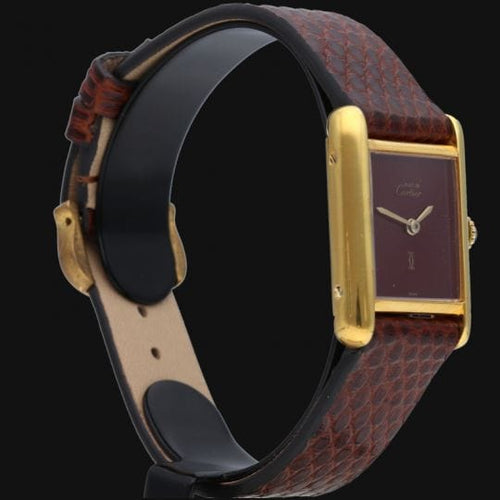 Montre Cartier Montre Tank Vermeil 58 Facettes MT42362