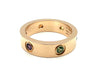 Bague 56 CARTIER. Collection "LOVE", bague or rose 18K et saphirs (full set) 58 Facettes