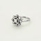 Bague 54 Bague en or blanc, diamants et saphir 58 Facettes 250352