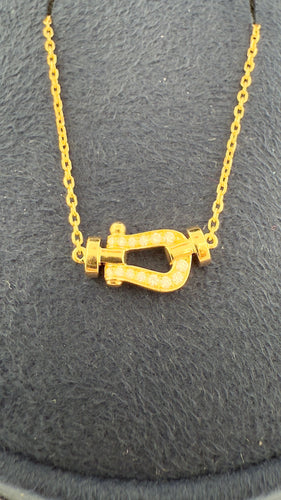 Collier Collier Fred Force 10 petit modèle or jaune et diamants 58 Facettes