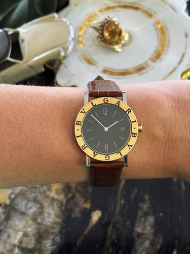 BULGARI - Klokke Bulgari Gull & Stål – Referanse BB-33 SGL 