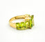 Bague 54 Bague Péridots Taille Emeraude 58 Facettes