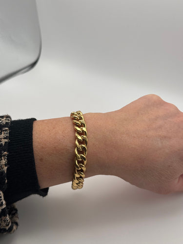 Bracelet Bracelet vintage en or jaune 18 carats 58 Facettes